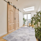 Pastoral Gray/White Woven Non-Slip Indoor Area Rug - Ornate Home