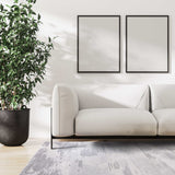 Pastoral Gray/White Woven Non-Slip Indoor Area Rug - Ornate Home