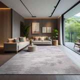 Pastoral Gray/White Woven Non-Slip Indoor Area Rug - Ornate Home