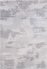Pastoral Gray/White Woven Non-Slip Indoor Area Rug - Ornate Home