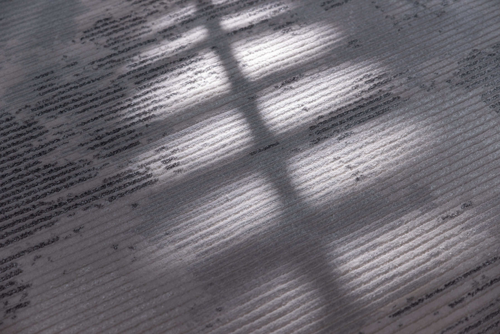 Pastoral Gray/White Woven Non-Slip Indoor Area Rug - Ornate Home