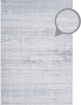 Pastoral White/Gray Woven Non-Slip Indoor Area Rug - Ornate Home