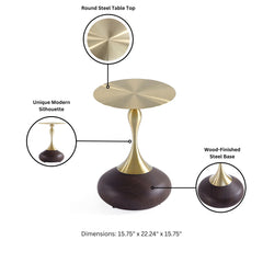 Patchin End Table in Brown Set of 2 - Ornate Home