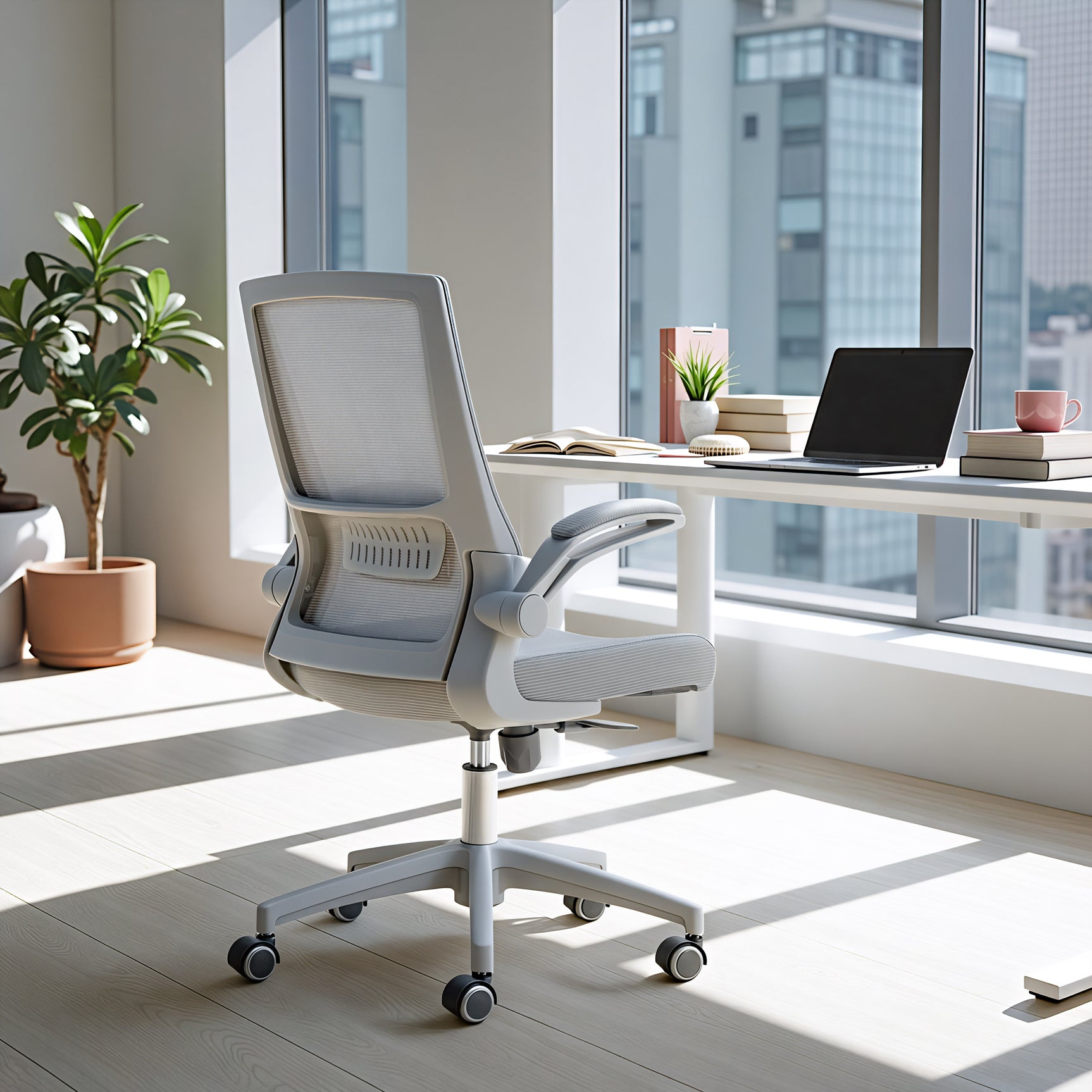 Pater Gray Office Chair - Ornate Home