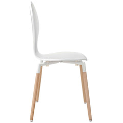 Path White Dining Chair (Set of 2) - Ornate Home