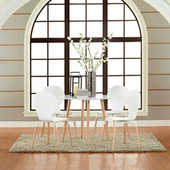 Path White Dining Chair (Set of 4) - Ornate Home
