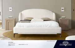 Path White Shearling Bed - Ornate Home