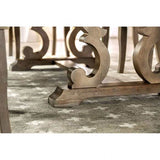 Patience Rustic Natural Tone & Beige Dining Room Set / 7pc - Ornate Home