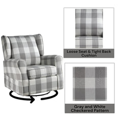 Patli Swivel Chair - Ornate Home