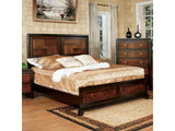 Patra Acacia & Walnut  Eastern King Bed - Ornate Home