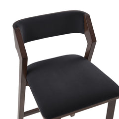 Patricia Barstool in Black (set of 2) - Ornate Home