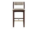 Patricia Barstool in Linen - Ornate Home