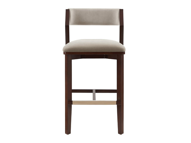 Patricia Barstool in Linen - Ornate Home