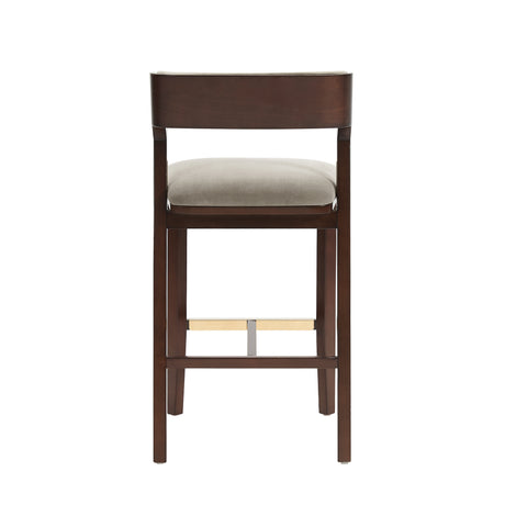Patricia Barstool in Linen - Ornate Home