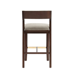 Patricia Barstool in Linen (set of 2) - Ornate Home