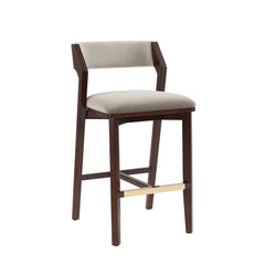 Patricia Barstool in Linen (set of 3) - Ornate Home