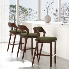 Patricia Barstool in Turtle Green - Ornate Home