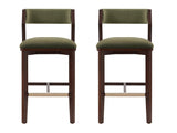 Patricia Barstool in Turtle Green (set of 2) - Ornate Home