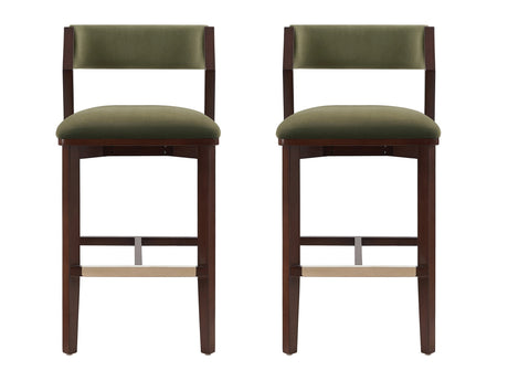 Patricia Barstool in Turtle Green (set of 2) - Ornate Home
