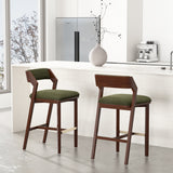 Patricia Barstool in Turtle Green (set of 2) - Ornate Home