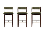 Patricia Barstool in Turtle Green (set of 3) - Ornate Home