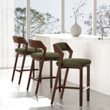 Patricia Barstool in Turtle Green (set of 3) - Ornate Home