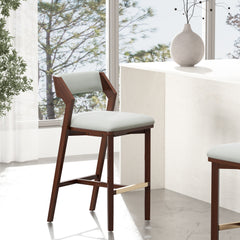 Patricia Barstool in White Glacier - Ornate Home