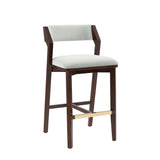 Patricia Barstool in White Glacier - Ornate Home
