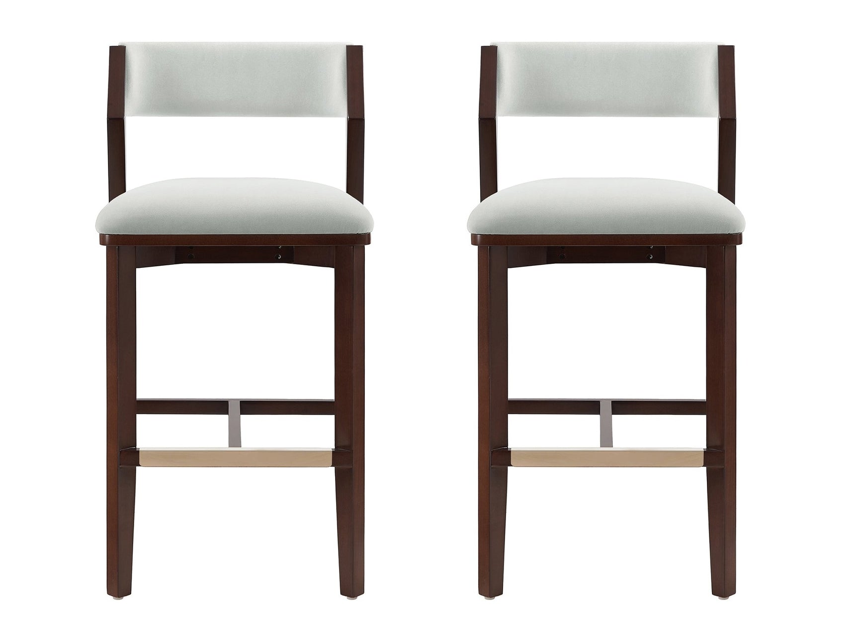 Patricia Barstool in White Glacier (set of 2) - Ornate Home