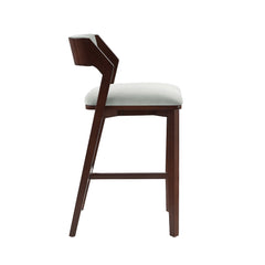Patricia Barstool in White Glacier (set of 3) - Ornate Home
