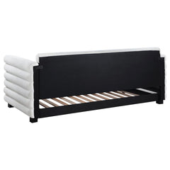Patricia Boucle Upholstered Twin Daybed w/ Trundle - Ornate Home