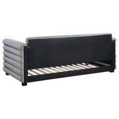 Patricia Boucle Upholstered Twin Daybed w/ Trundle - Ornate Home