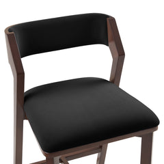 Patricia Counter Stool in Black (set of 2) - Ornate Home