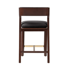 Patricia Counter Stool in Black (set of 2) - Ornate Home