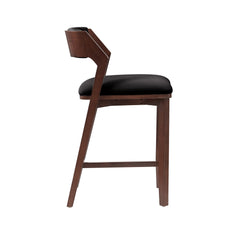 Patricia Counter Stool in Black (set of 3) - Ornate Home