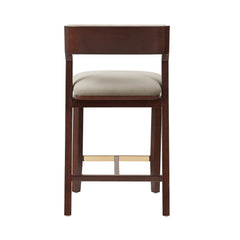 Patricia Counter Stool in Linen (set of 2) - Ornate Home