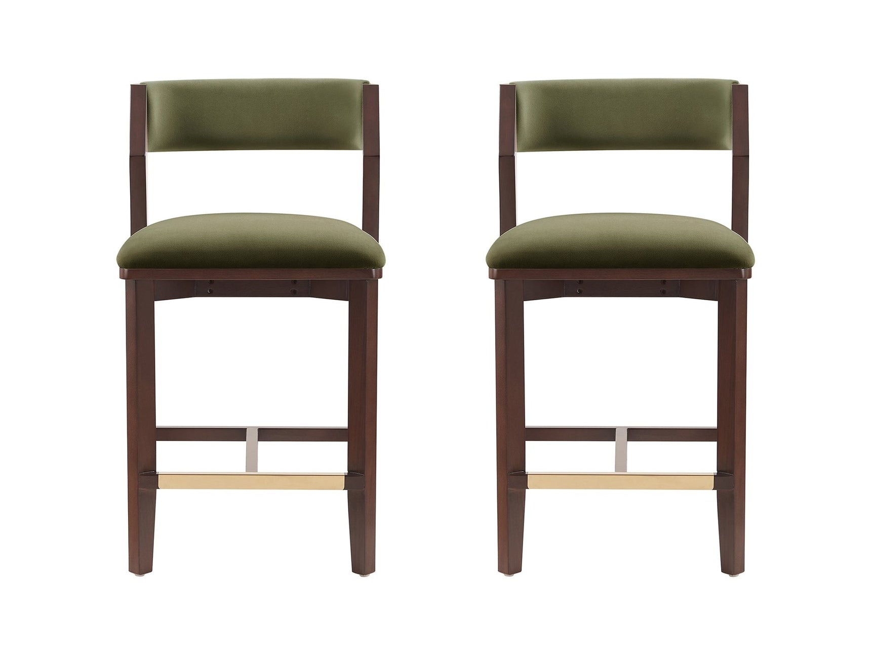 Patricia Counter Stool in Turtle Green (set of 2) - Ornate Home