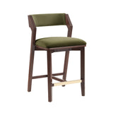 Patricia Counter Stool in Turtle Green (set of 2) - Ornate Home