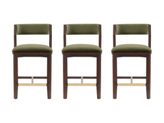 Patricia Counter Stool in Turtle Green (set of 3) - Ornate Home