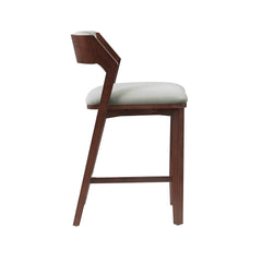Patricia Counter Stool in White Glacier - Ornate Home