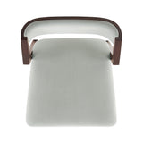 Patricia Counter Stool in White Glacier - Ornate Home