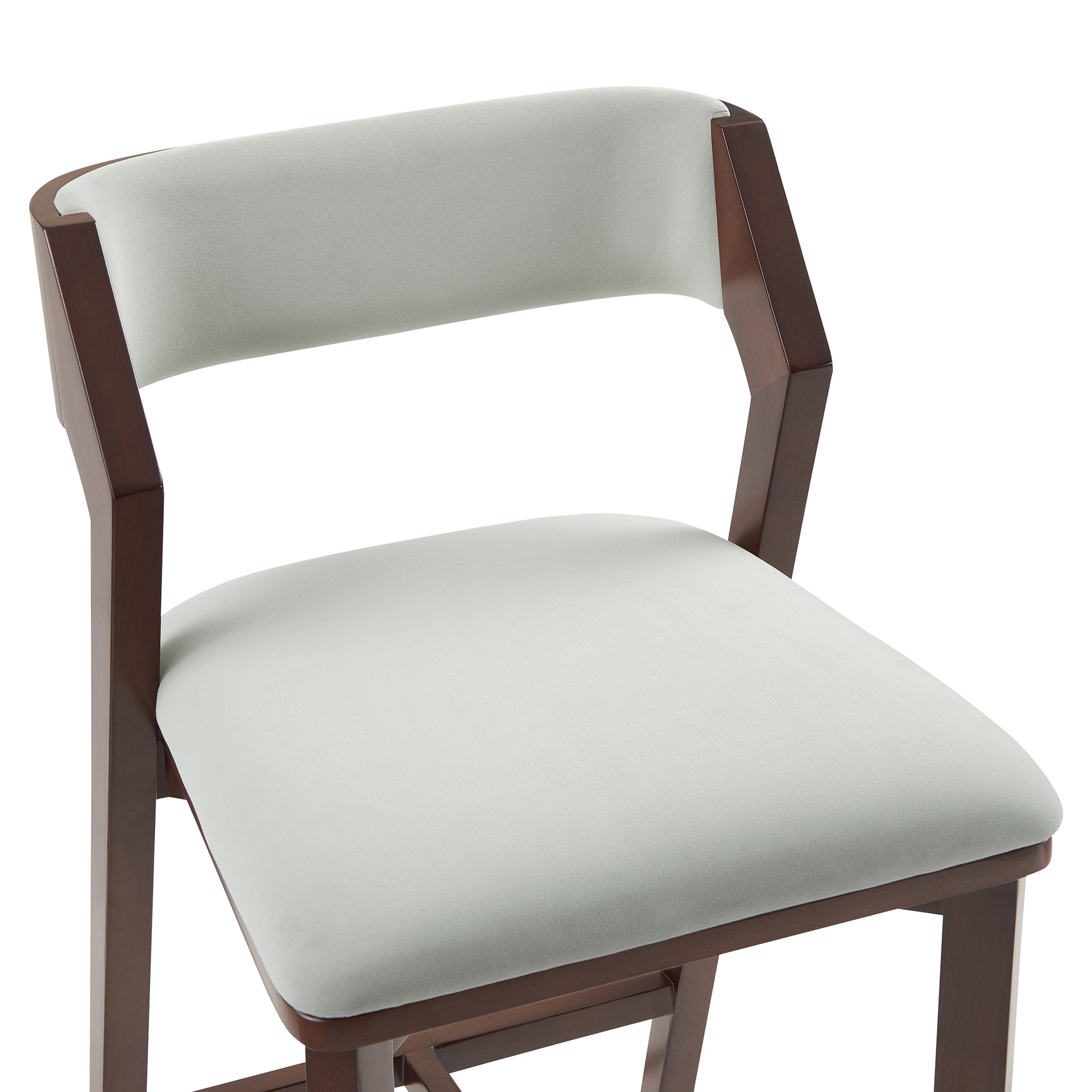 Patricia Counter Stool in White Glacier (set of 3) - Ornate Home