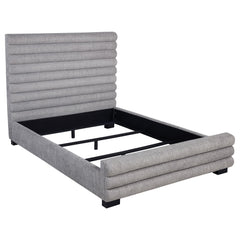 Patricia Grey 58-inch Boucle Upholstered Queen Bed - Ornate Home