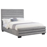 Patricia Grey 58-inch Boucle Upholstered Queen Bed - Ornate Home