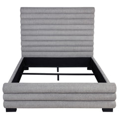 Patricia Grey 58-inch Boucle Upholstered Queen Bed - Ornate Home