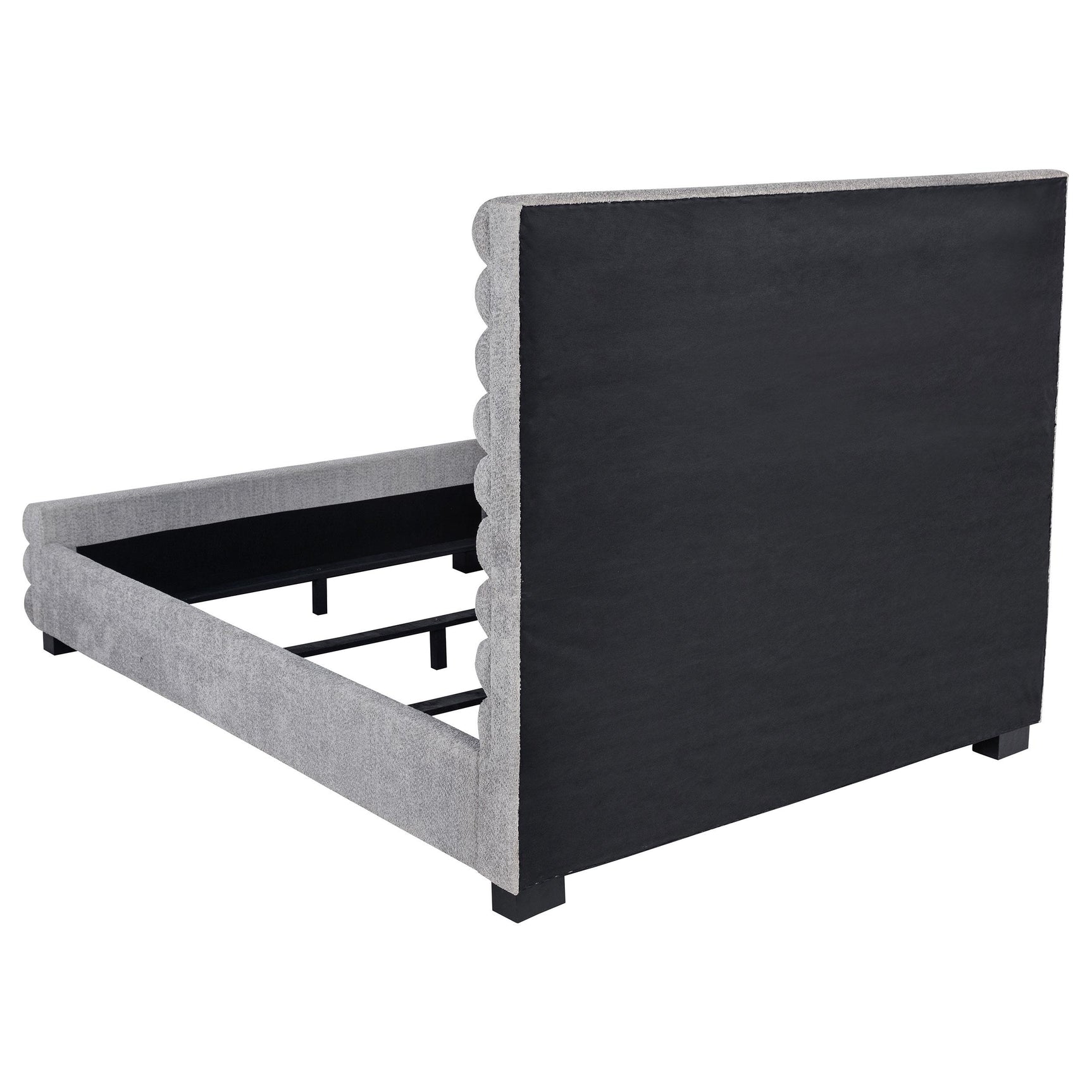 Patricia Grey 58-inch Boucle Upholstered Queen Bed - Ornate Home