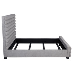 Patricia Grey 58-inch Boucle Upholstered Queen Bed - Ornate Home