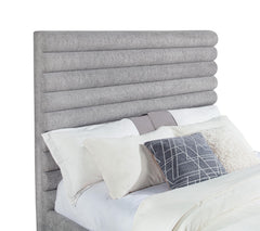 Patricia Grey 58-inch Boucle Upholstered Queen Bed - Ornate Home
