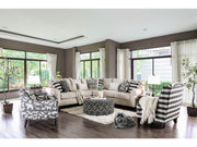Patricia Ivory Sectional - Ornate Home