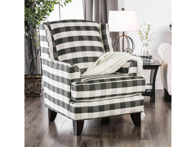 Patricia Pattern Striped Chair - Ornate Home